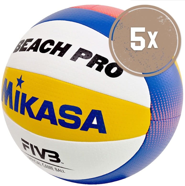 Lopta Mikasa 5er Ballset Beach Pro BV550C Swiss Volley